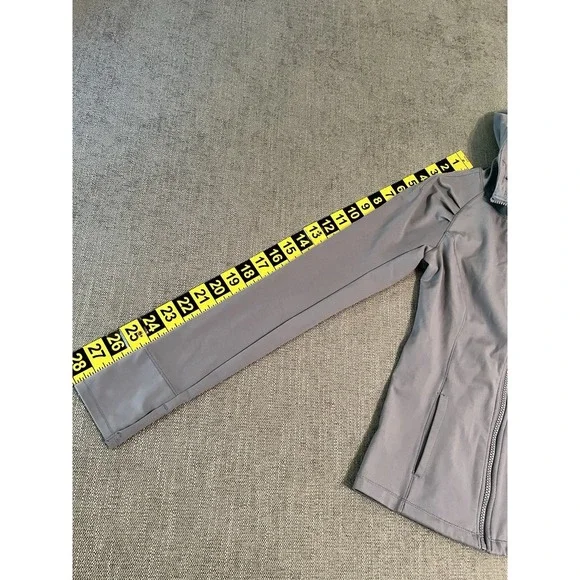 Yogalicious Jacket Women's XS Full Zip Hooded Thumbhole Sleeve Gym Yoga Purple - Picture 6 of 10